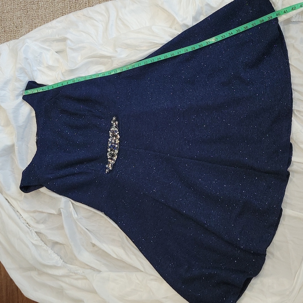 Eliza J Mother of the bride dress navy 16w
